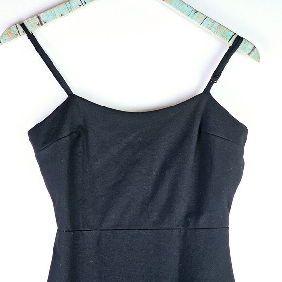 Lulus Spoonful of Sass Black Ruffled Bodycon Mini Dress, USA Made, Sz S, NWT - Picture 4 of 8